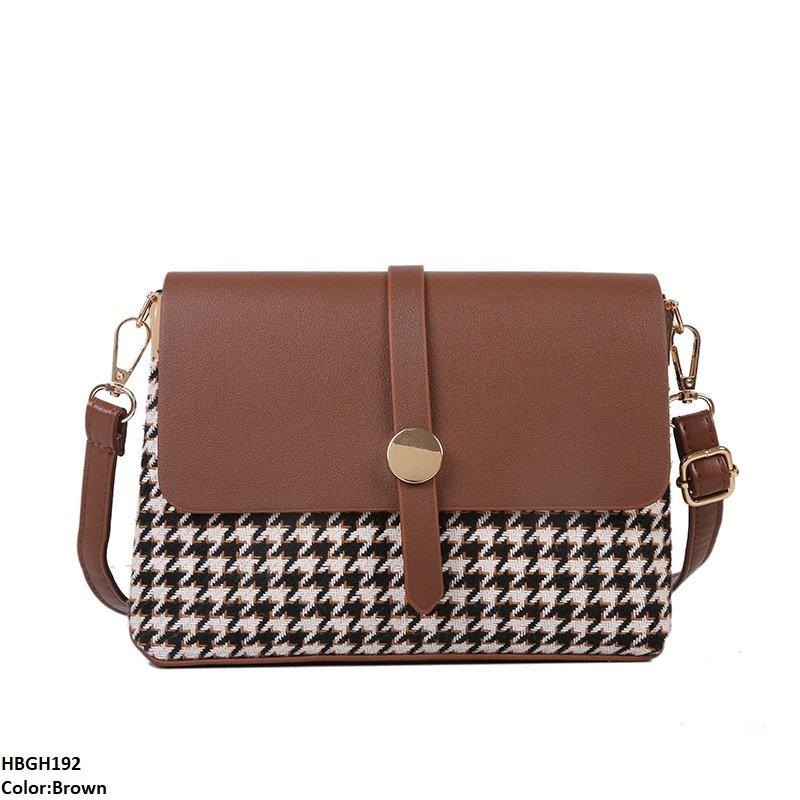 HBGH192 BBM Plain leather Bag - HBGH