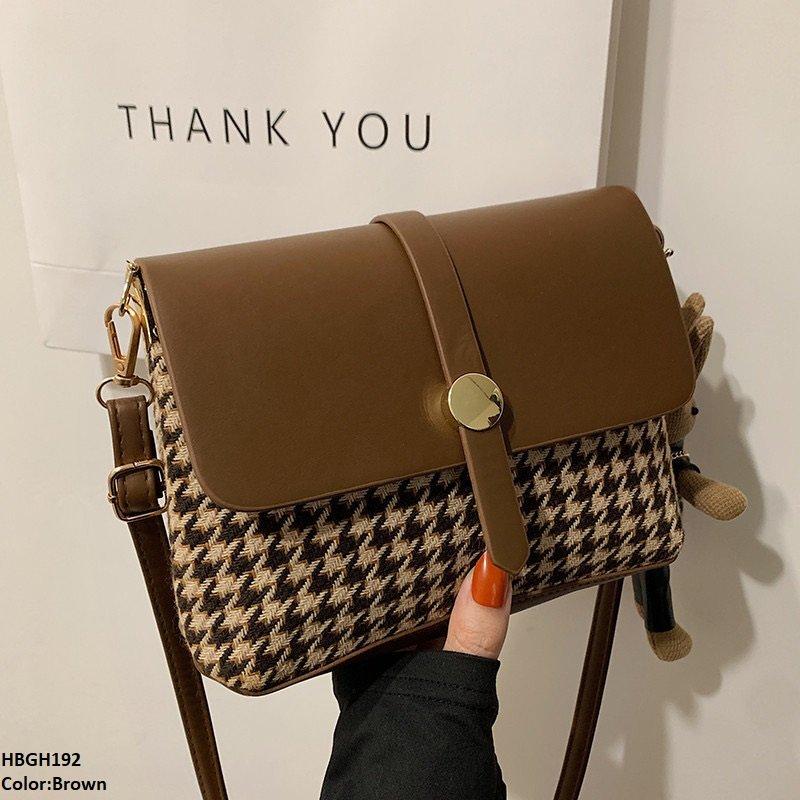 HBGH192 BBM Plain leather Bag - HBGH