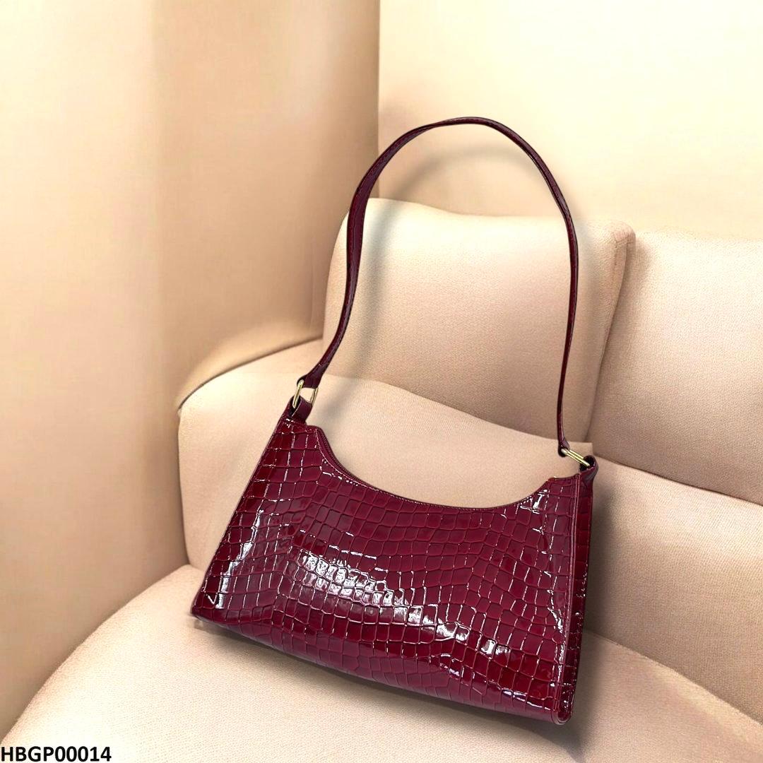 HBGP00014 Crocodile Pattern Armpit Hand Bag - HBGP