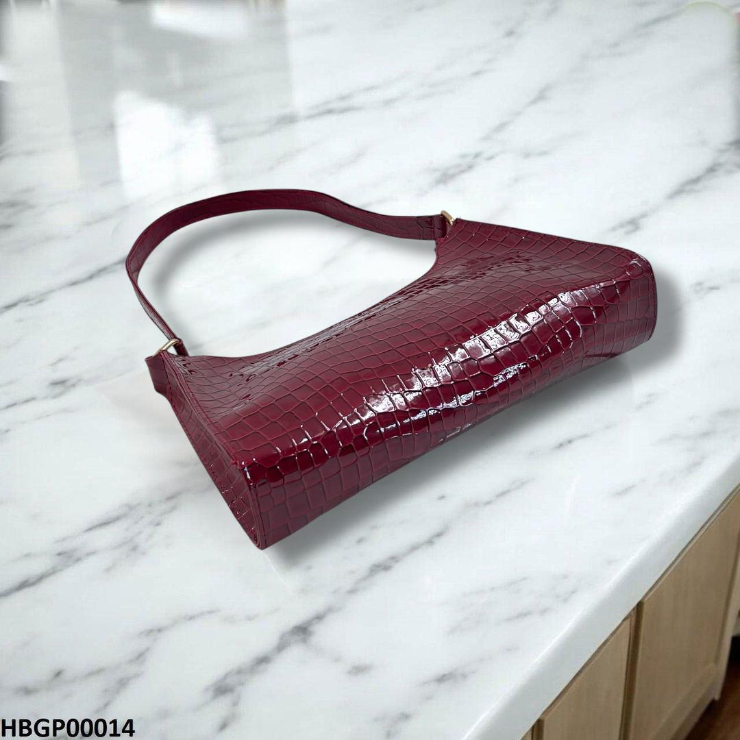HBGP00014 Crocodile Pattern Armpit Hand Bag - HBGP