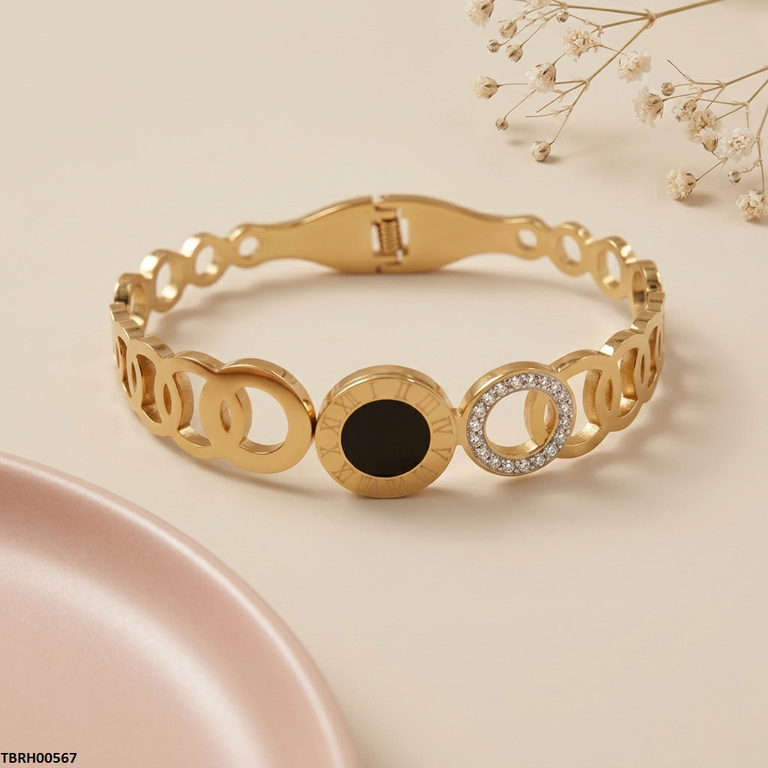 TBRH00567 BHS Round Stainless Steel Bracelet Adjustable - TBR