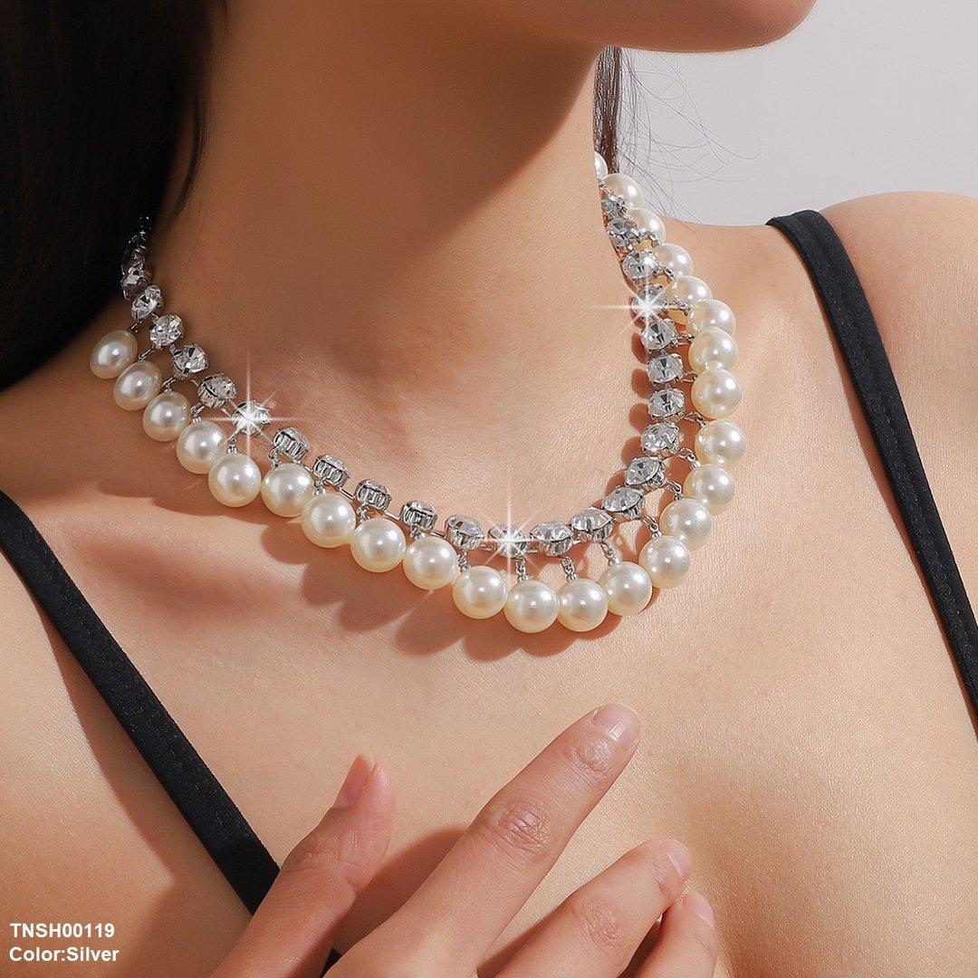TNSH00119 YJJ Pearl Beats Necklace - TNSH