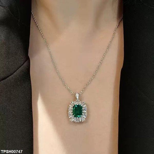 TPSH00747 CJD Rectangle/Tear Pendant Set - TPSH