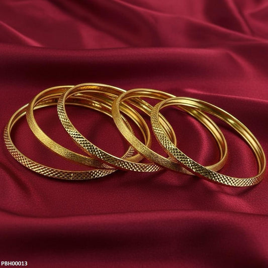 PBH00013 MZM 5 Pcs Bangles Set  - PBH