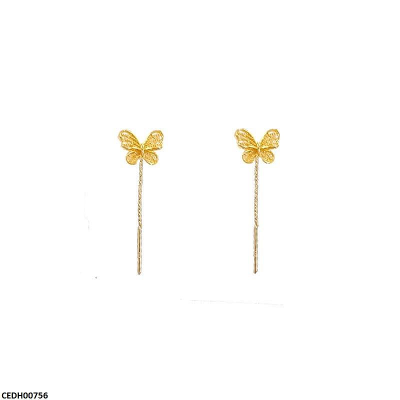 CEDH00756  ZHL Butterfly Drop Earrings - CEDH