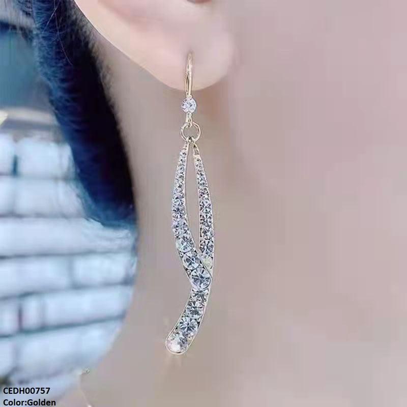 CEDH00757  ZHL Round Layered Drop Earrings - CEDH