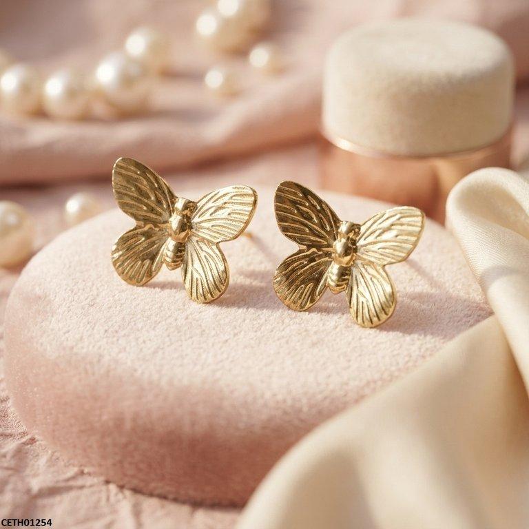 CETH01254 BHS Butterfly Stainless Steel Tops Pair - CETH