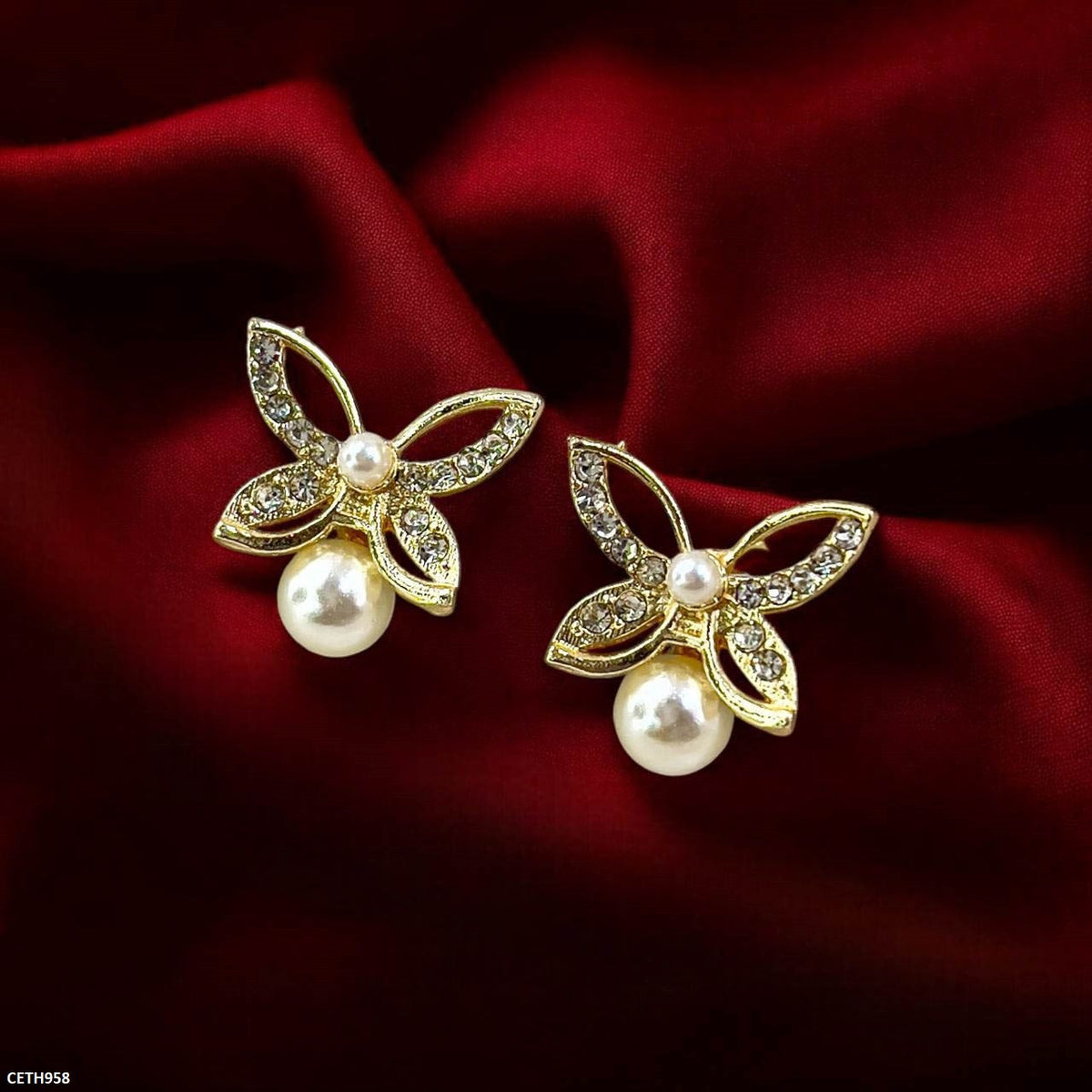 CETH958 SDQ Butterfly/Pearl Tops Pair
