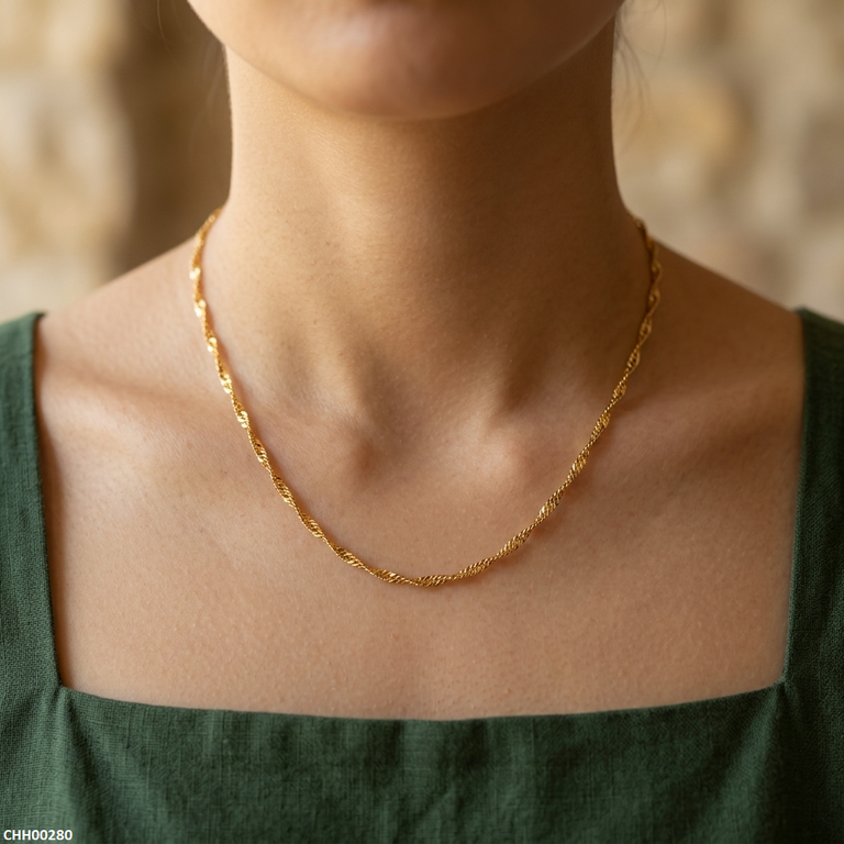 CHH00280 MSJ Twist Chain 16 Inch - CHH