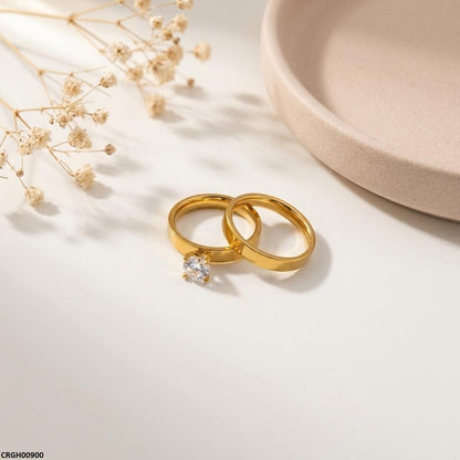CRGH00900 MOX Stainless Steel Couple Ring - CRGH