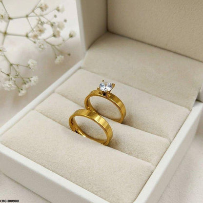 CRGH00900 MOX Stainless Steel Couple Ring - CRGH