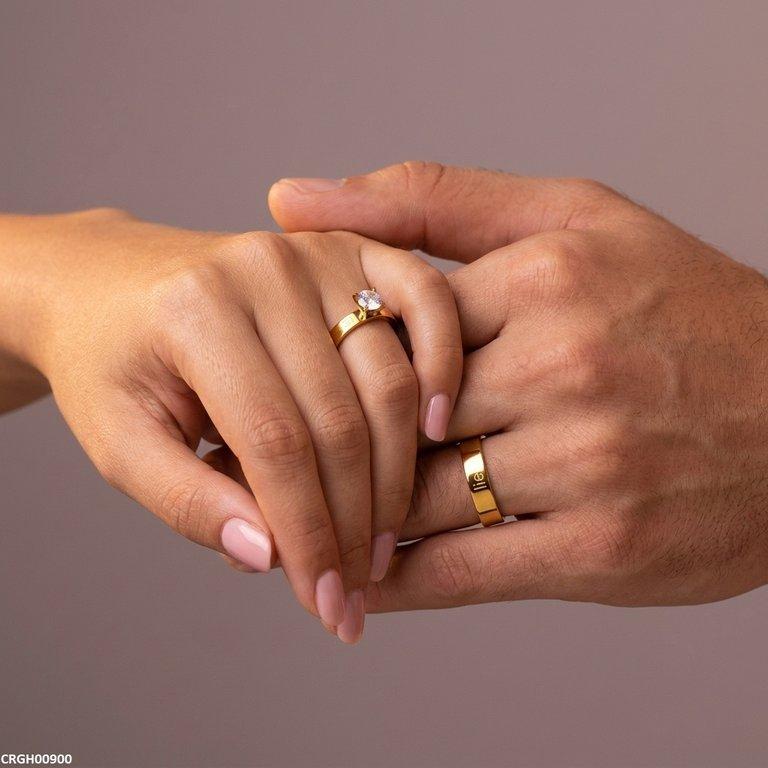 CRGH00900 MOX Stainless Steel Couple Ring - CRGH