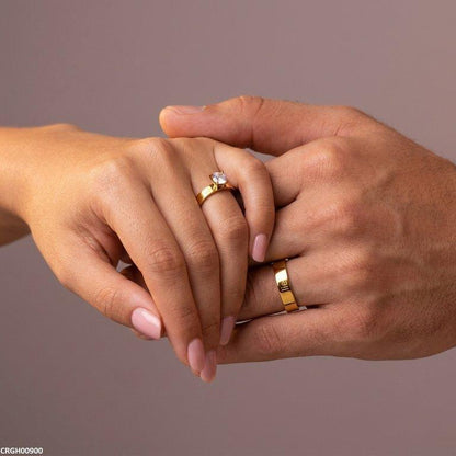 CRGH00900 MOX Stainless Steel Couple Ring - CRGH