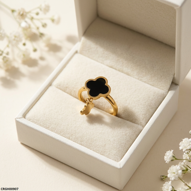CRGH00907 MOX Stainless Steel Double Flower Ring - CRGH