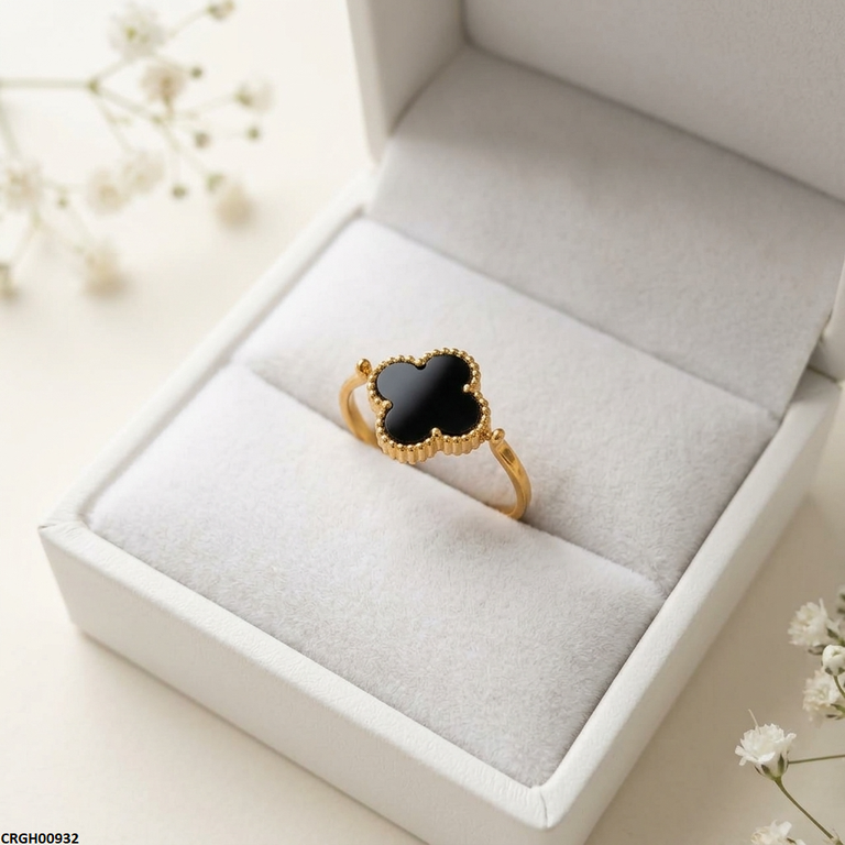 CRGH00932 MOX Stainless Steel Double Flower Ring - CRGH