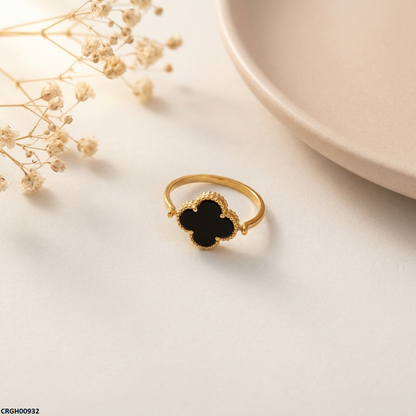 CRGH00932 MOX Stainless Steel Double Flower Ring - CRGH