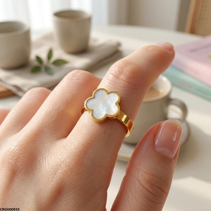 CRGH00933 MOX Stainless Steel Flower Ring - CRGH