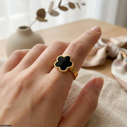 CRGH00934 MOX Stainless Steel Flower Ring - CRGH