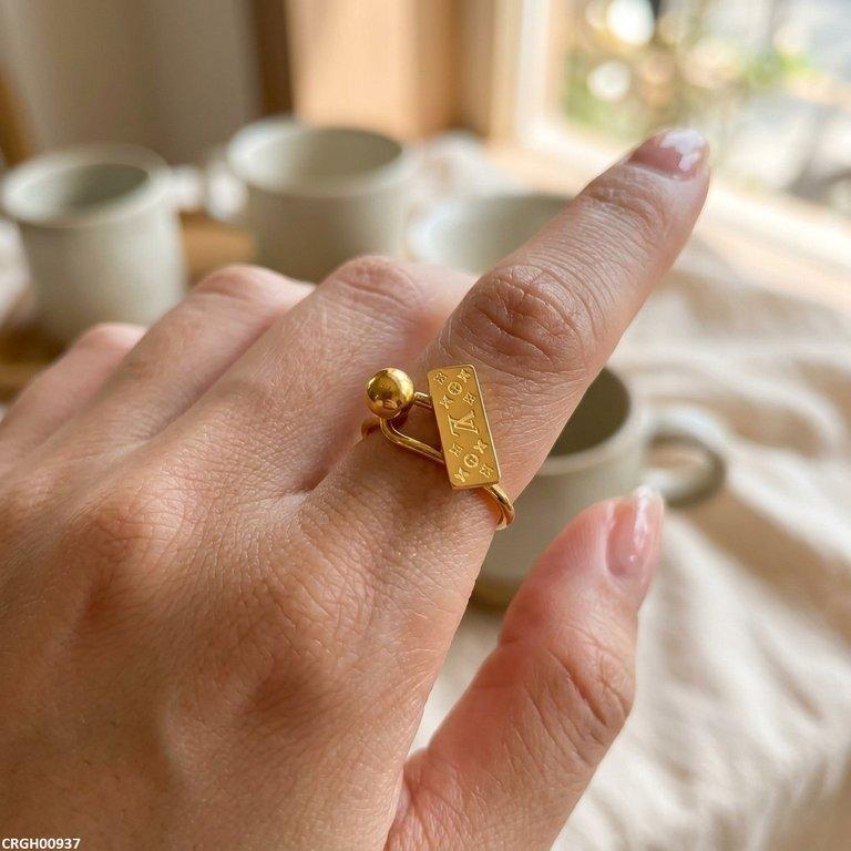 CRGH00937 MOX Stainless Steel Rectangle Ring - CRGH