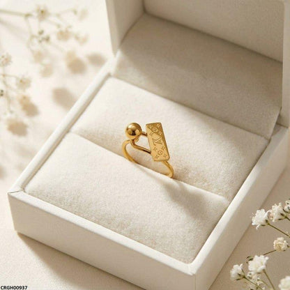 CRGH00937 MOX Stainless Steel Rectangle Ring - CRGH