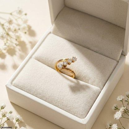 CRGH00941 MOX Stainless Steel Stone Ring - CRGH