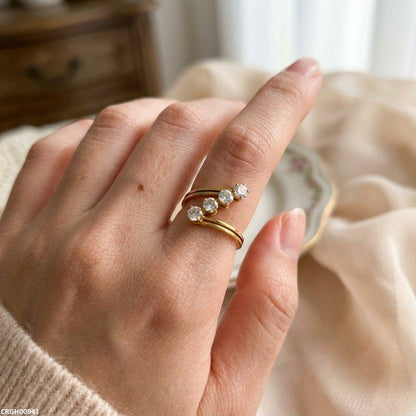 CRGH00941 MOX Stainless Steel Stone Ring - CRGH