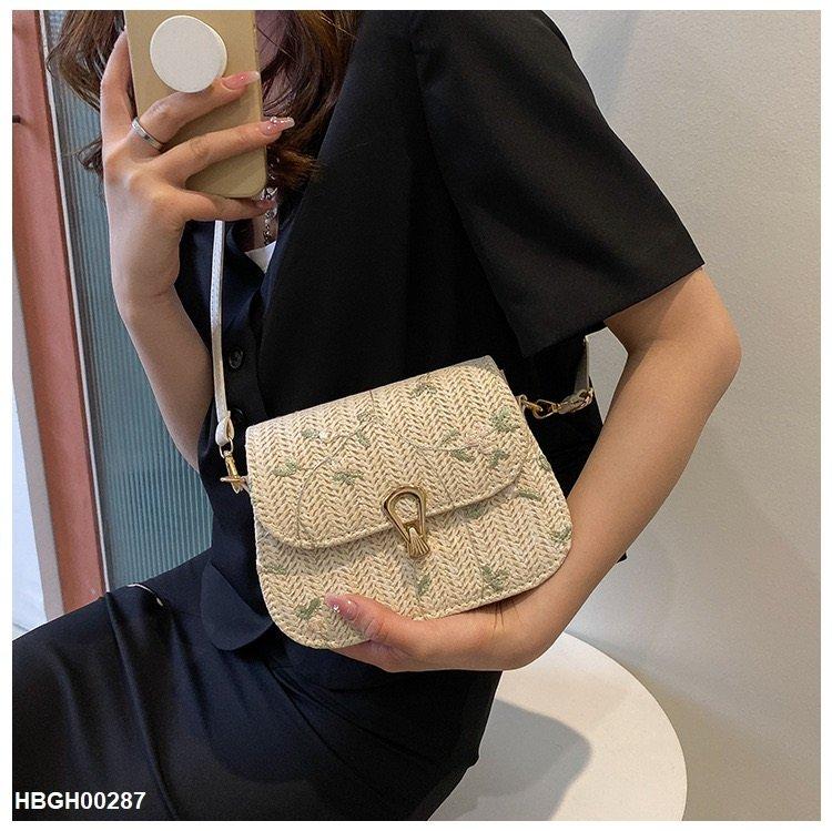 HBGH00287 BBM Flower Embroidery Bag - HBGH