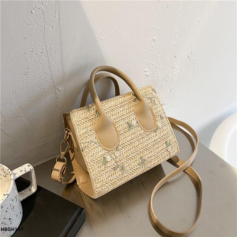 HBGH147 BBM Flower Embroidery Mini Hand Bag - HBGH