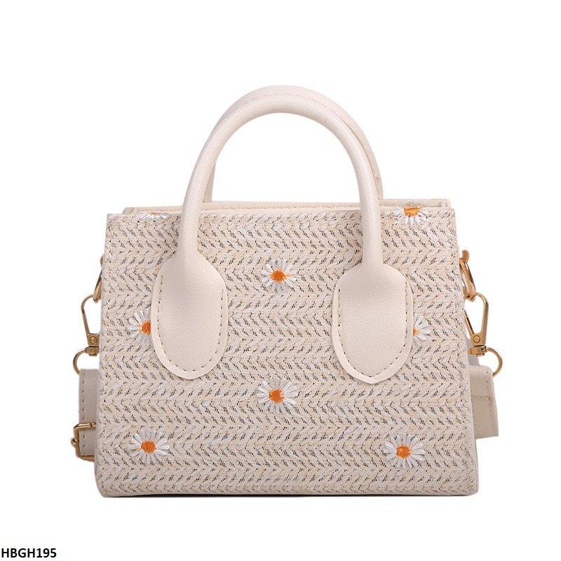 HBGH195 BBM Flower Embroidery Mini Hand Bag - HBGH