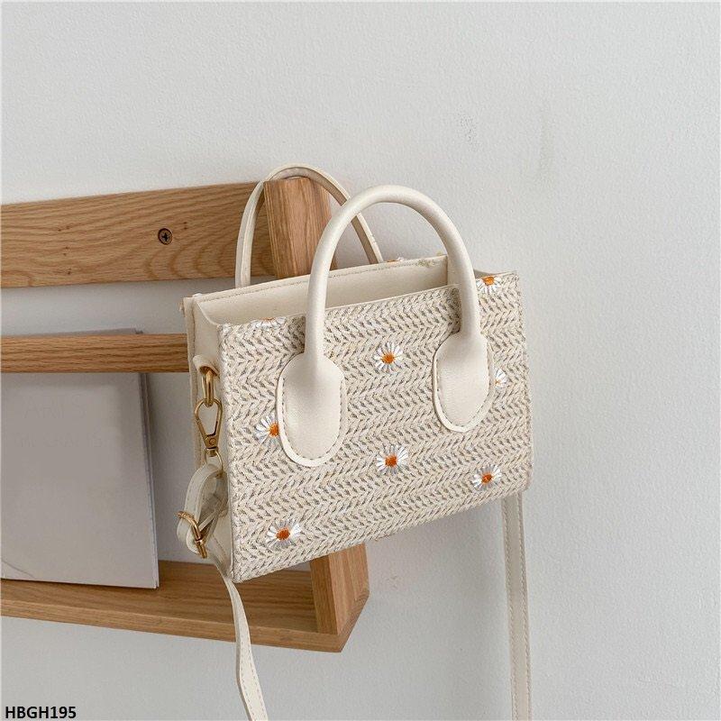 HBGH195 BBM Flower Embroidery Mini Hand Bag - HBGH