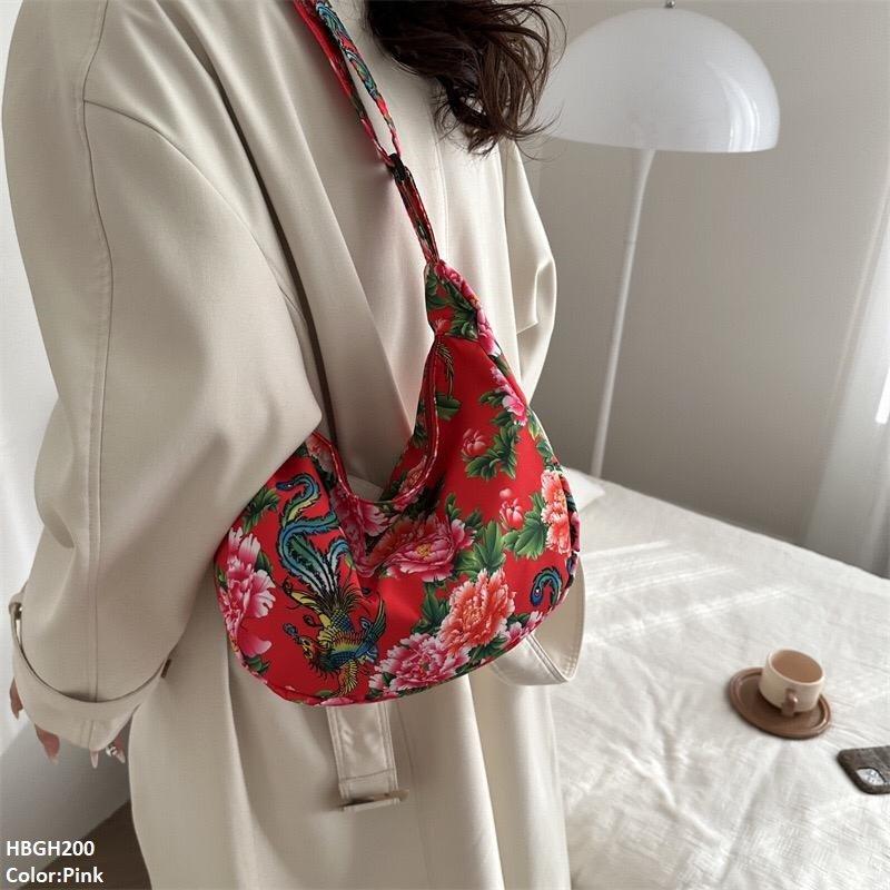HBGH200 BBM Flower Printed Bag - HBGH