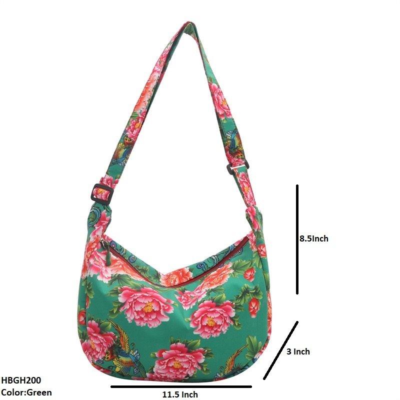 HBGH200 BBM Flower Printed Bag - HBGH