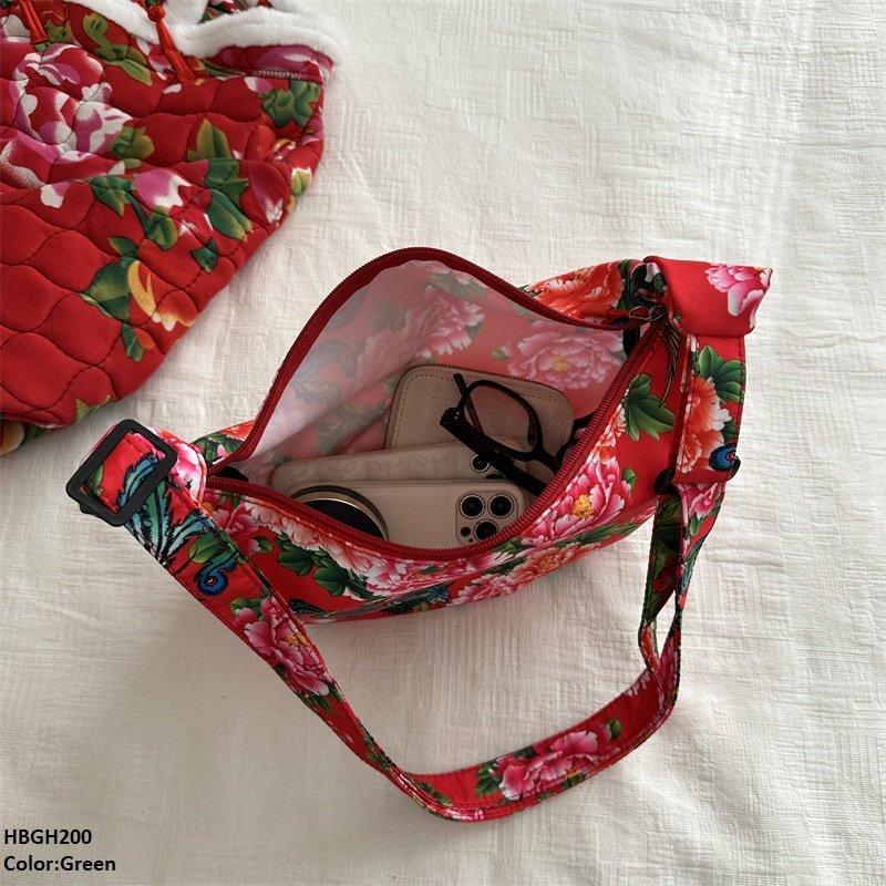 HBGH200 BBM Flower Printed Bag - HBGH