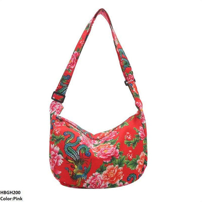 HBGH200 BBM Flower Printed Bag - HBGH