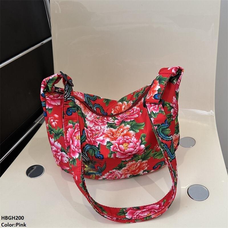 HBGH200 BBM Flower Printed Bag - HBGH