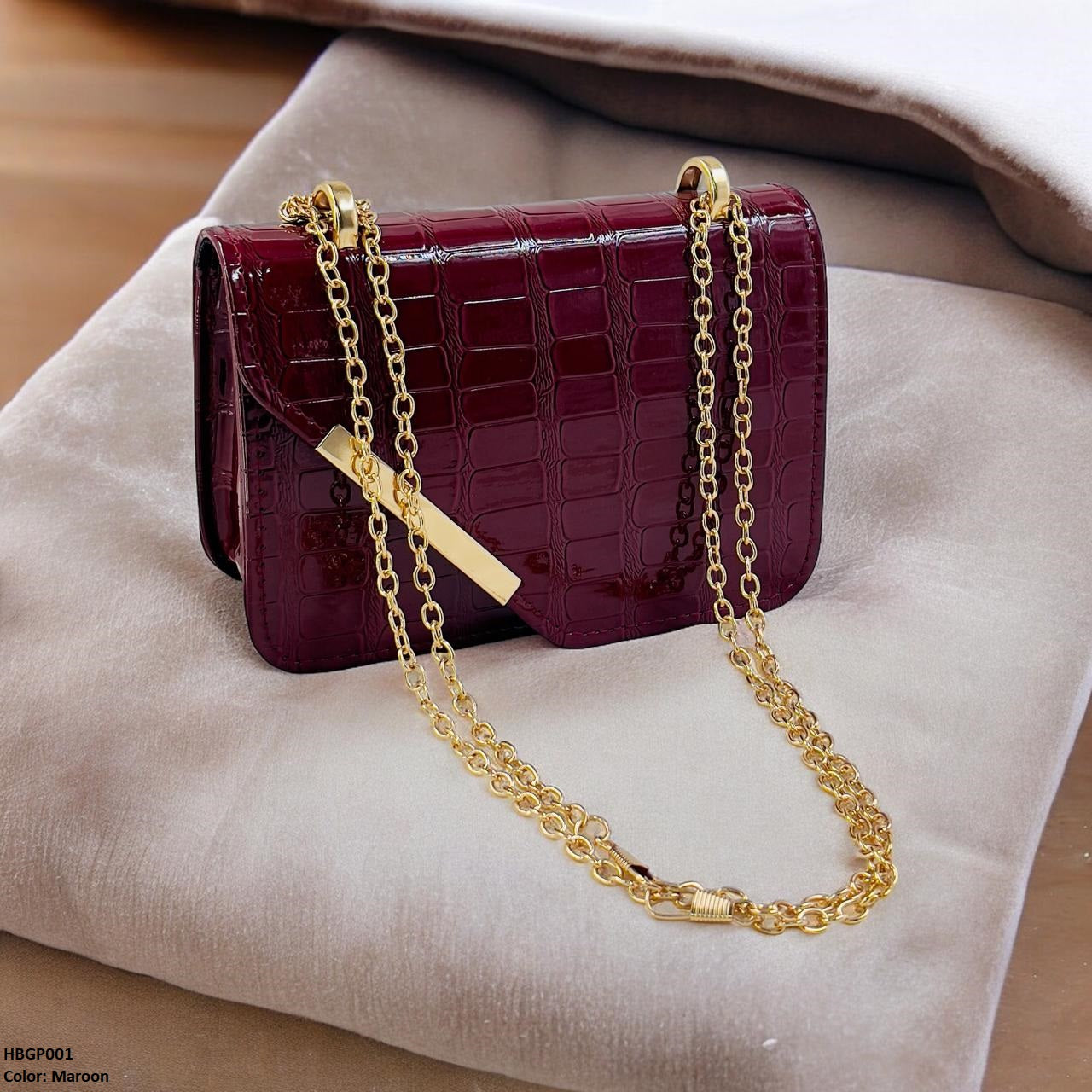 HBGP001 Cut Shaped Ladies Hand Bag - HBGP