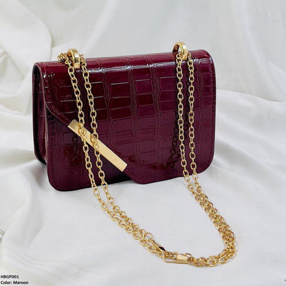 HBGP001 Cut Shaped Ladies Hand Bag - HBGP