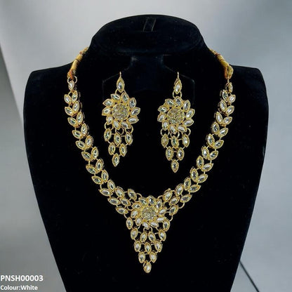 PNSH00003 FRN Marquise Necklace Set - PNSH