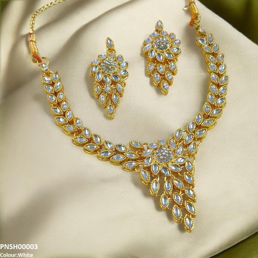 PNSH00003 FRN Marquise Necklace Set - PNSH