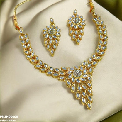 PNSH00003 FRN Marquise Necklace Set - PNSH
