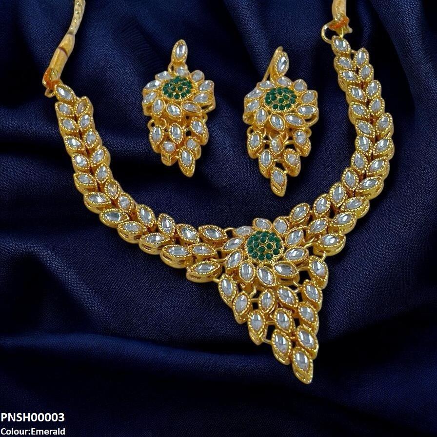 PNSH00003 FRN Marquise Necklace Set - PNSH