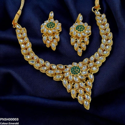 PNSH00003 FRN Marquise Necklace Set - PNSH