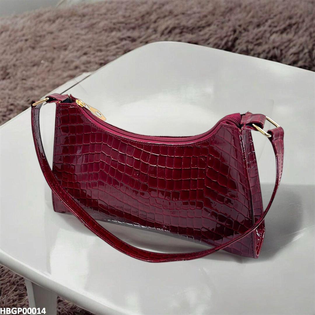 HBGP00014 Crocodile Pattern Armpit Hand Bag - HBGP