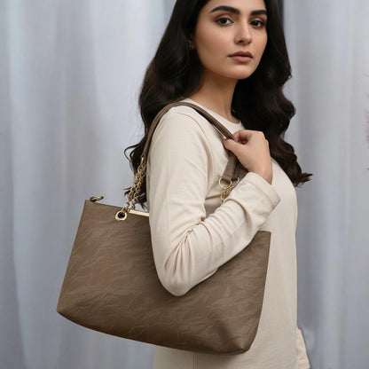 HBGP00037 Zareen Velvora Tote Ladies Hand Bag - HBGP