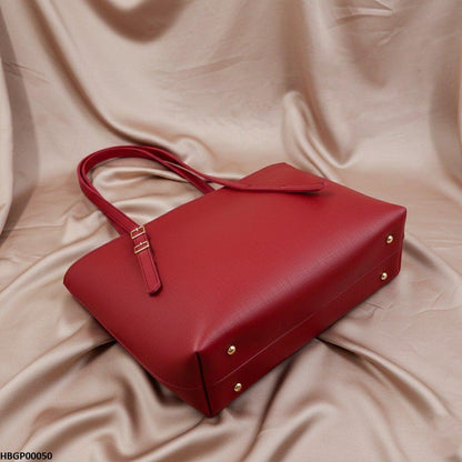 HBGP00050 Maroon Vintage Tote Bag - HBGP
