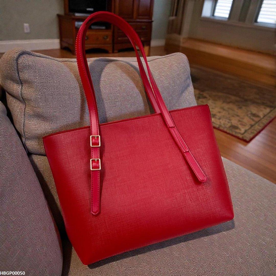 HBGP00050 Maroon Vintage Tote Bag - HBGP