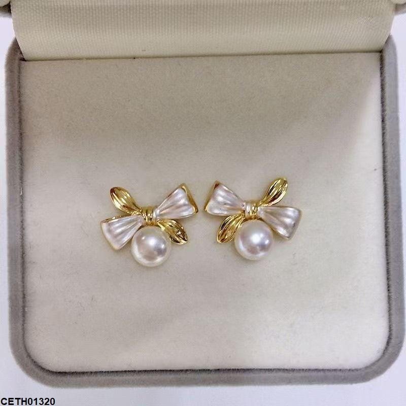 CETH01320 YHC Bow Pearl Tops Pair - CETH