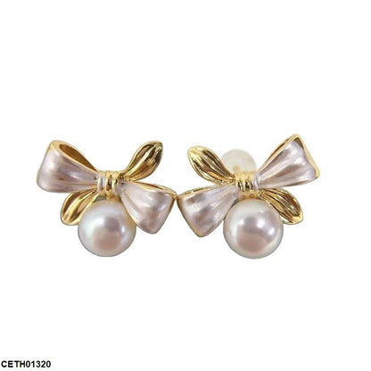 CETH01320 YHC Bow Pearl Tops Pair - CETH