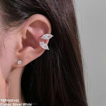 TEFH00142 YHC Double Marquis Stone  Ear Cuff Pair - TEFH