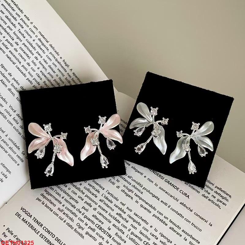 CETH01325 YHC Flower Stone  Tops Pair - CETH